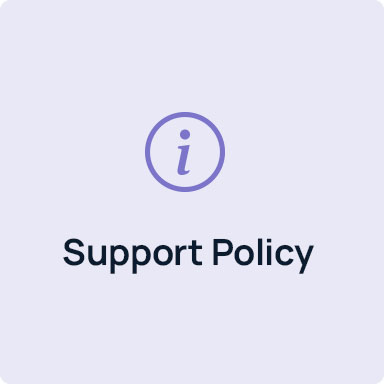 Support Policy